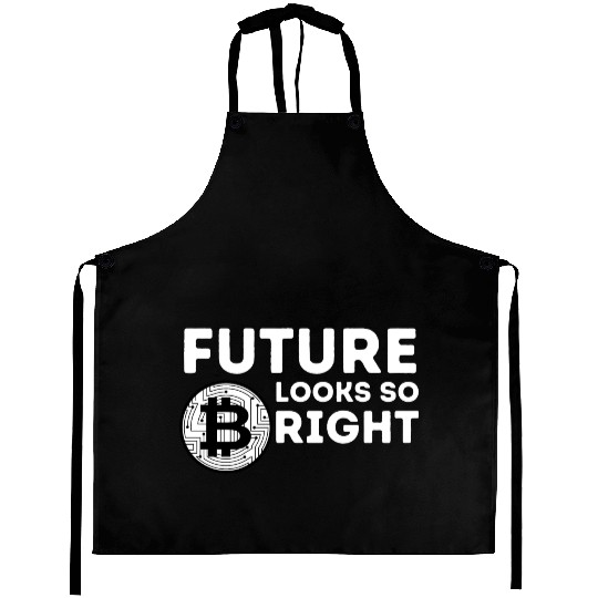 Bitcoin - Future Looks So Bright Aprons