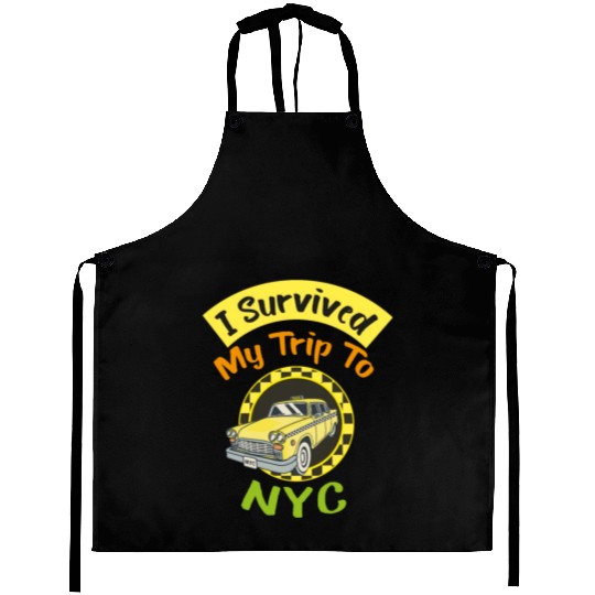 I Survived My Trip To NYC Aprons