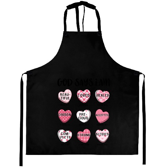 God says I am Precious Aprons