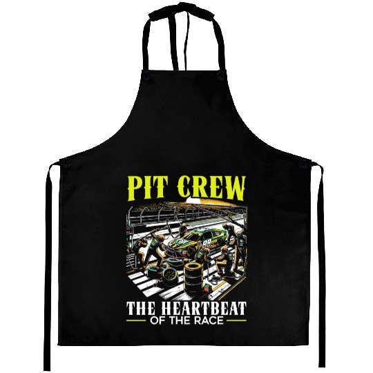 Pit Crew Race Car Racing Race Track Motorsport Aprons