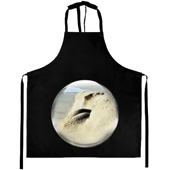 Life in a Bubble Collection-Bottoms Up Face First Aprons