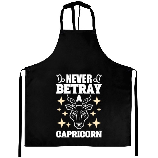 Capricorn Zodiac Sign Tarot Card Reader Aprons