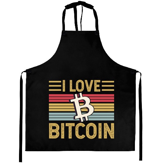 I Love Bitcoin Aprons
