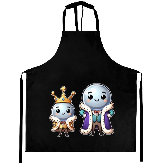 Science Aprons, Two Noble Gasses Dressed In Royal