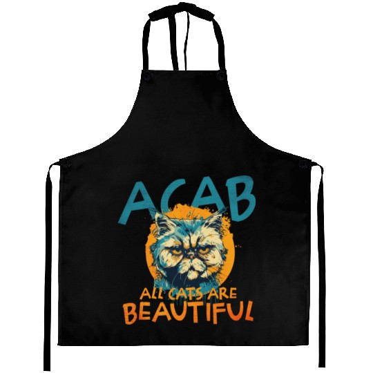 ACAB All Cats Are Beautiful Aprons