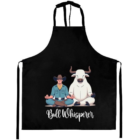 Rodeo Bull Riding Livestock Show Farmer Cattle Aprons