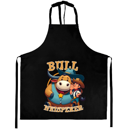 Rodeo Bull Riding Livestock Show Farmer Cattle Aprons