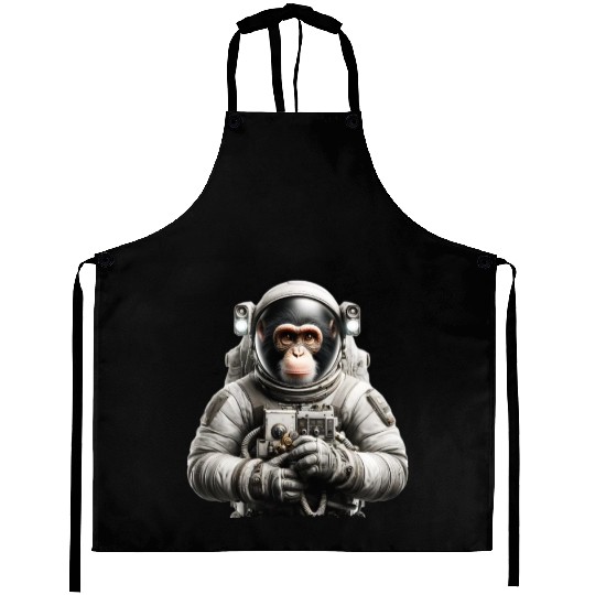 Astronaut Monkey Adventure Aprons