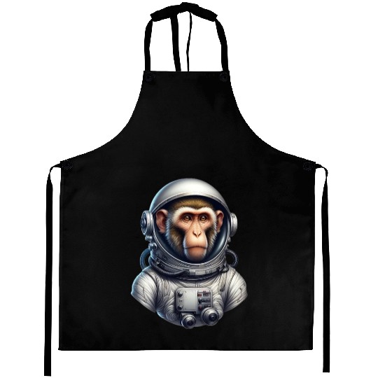 Astronaut Monkey Adventure Aprons