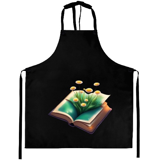 Book and Flower Aprons