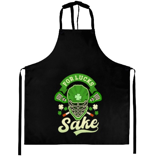 Lacrosse St. Patricks Day For Lucks Sake Aprons