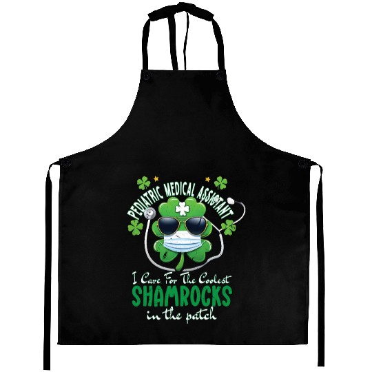 Pediatric Medical Assistant Coolest Shamrocks Aprons