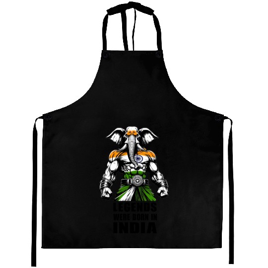 India elephant legends design Aprons