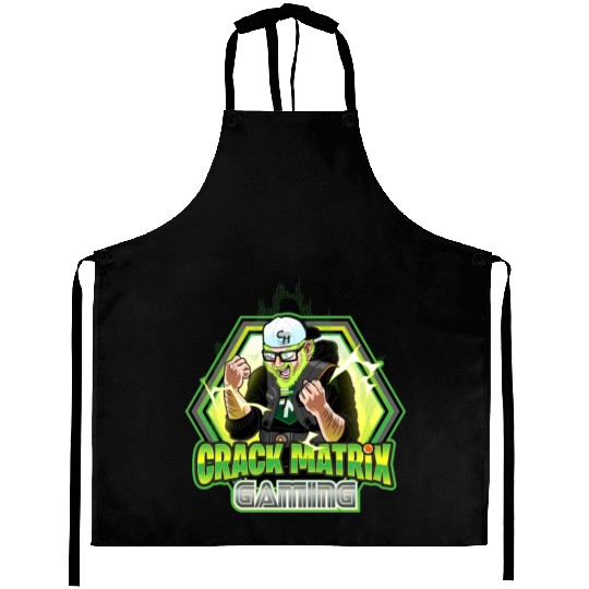 Crack Matrix Broly-Green Rage Quit Aprons