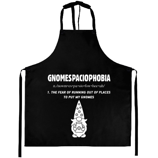 Funny Garden Gnomes Definition Aprons