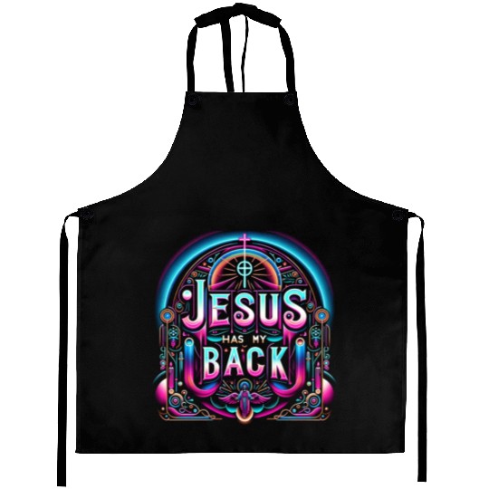 Jesus Has My Back 26 Aprons