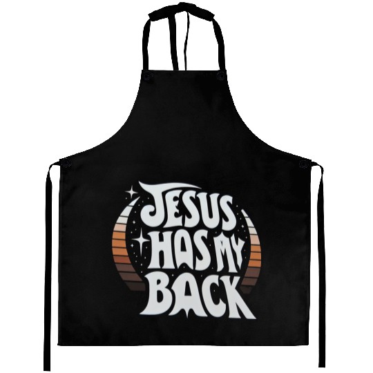 Jesus Has My Back 23 Aprons