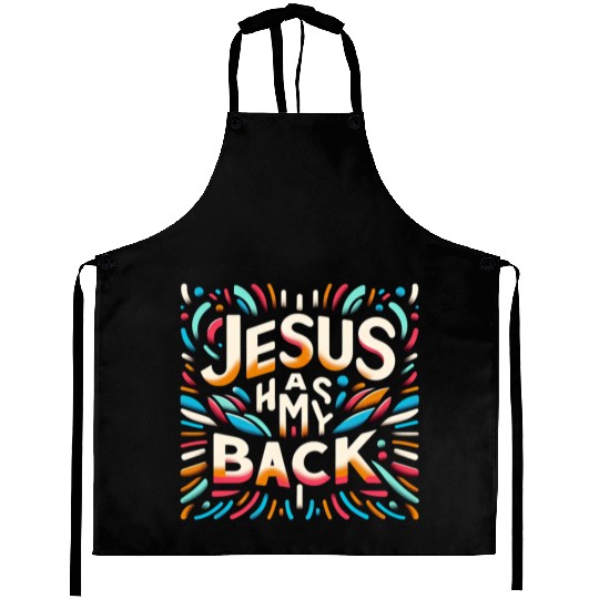Jesus Has My Back 29 Aprons