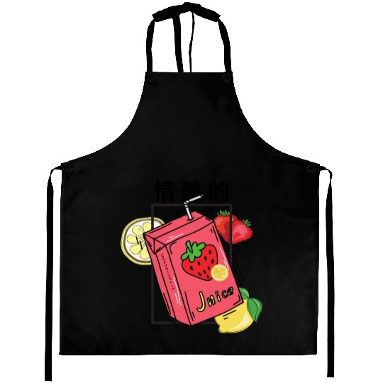 Strawberry Juice Aprons