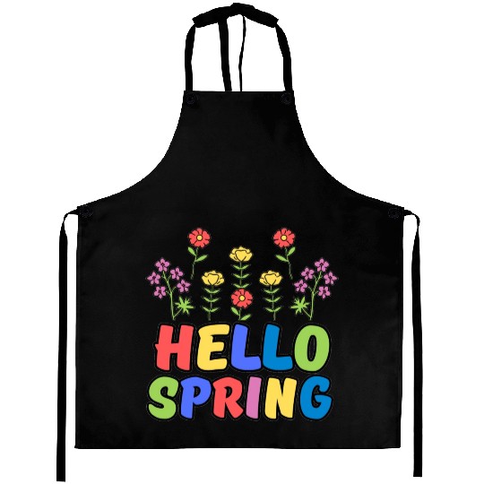hello spring Aprons