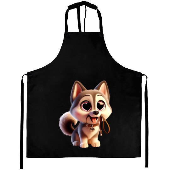 Charming Puppy Love Aprons