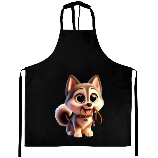 Charming Puppy Love Aprons
