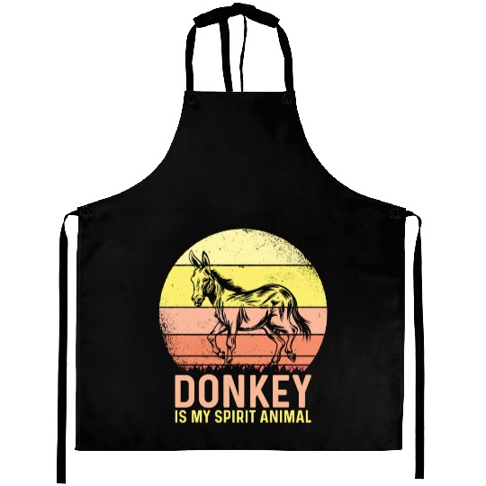 Vintage Donkey Farmer Aprons