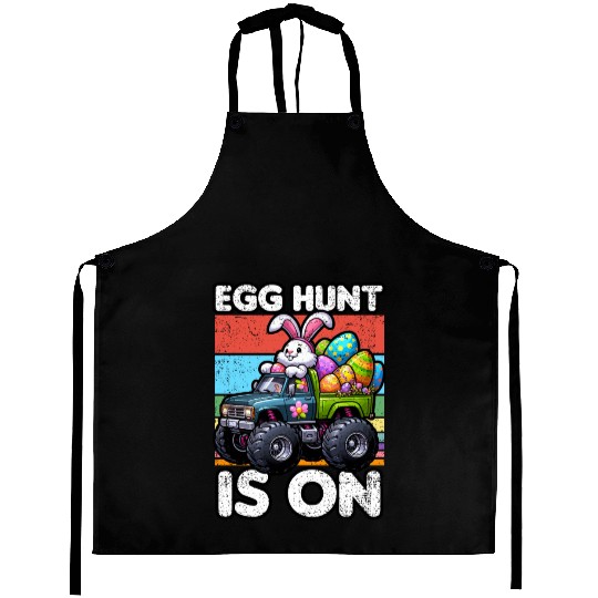 EGG HUNT IS ON EASTER Aprons