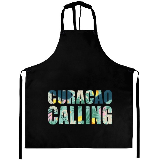 Curacao Calling Tropical Vibes Aprons