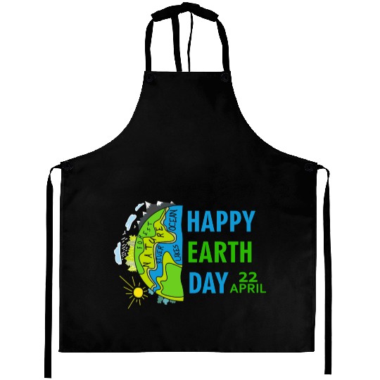 happy earth day april 22 Aprons