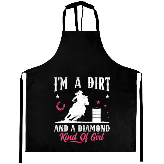 Horse Barrel Racing Girl Barrel Racer Aprons
