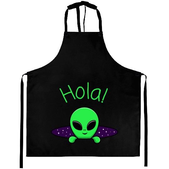 Hola Alien Aprons