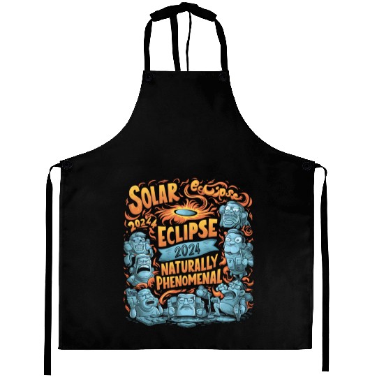 Solar Eclipse 2024 Naturally Phenomenal Aprons