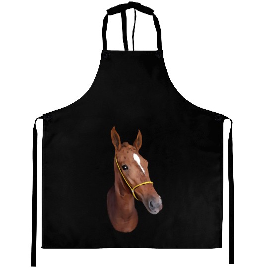 Stylized Horse Head Aprons