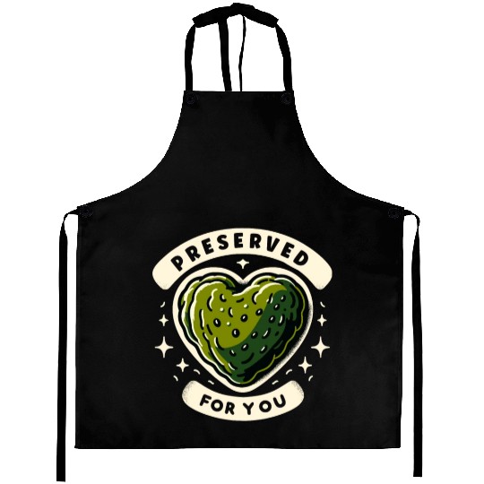 Pickle Lover Funny Pickle Dill pickle Pickled Aprons