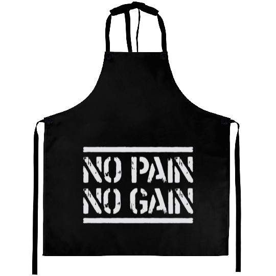 No Pain No Gain Aprons