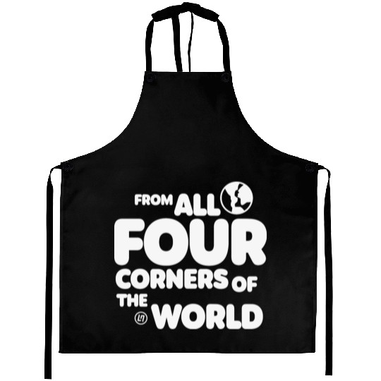 Lando Norris Merch Worldwide Globe Aprons