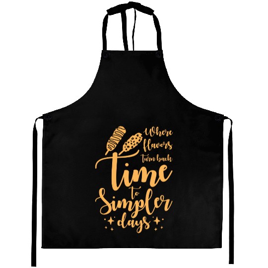 Time to Simpler Days Corn Dog Nostalgia Aprons