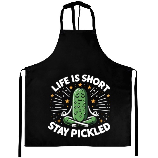 Pickle Lover Funny Pickle Dill pickle Pickled Aprons