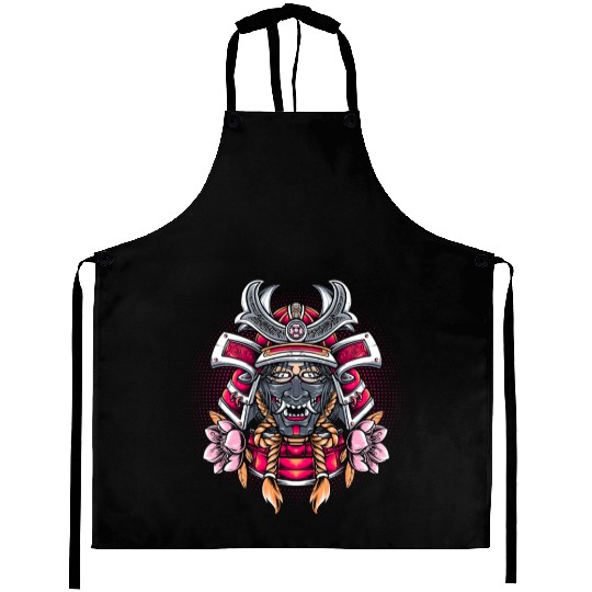 Samurai Girl Warrior Aprons