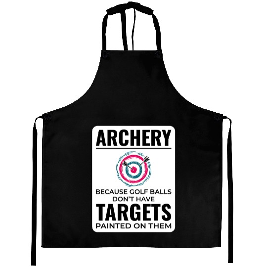Archery Targets Archer Bullseye Shooting Sport Aprons