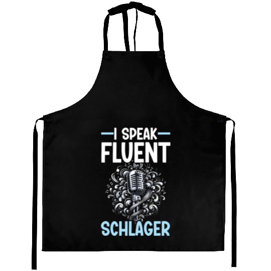 German Schlager Singer Germany Music Lover Aprons