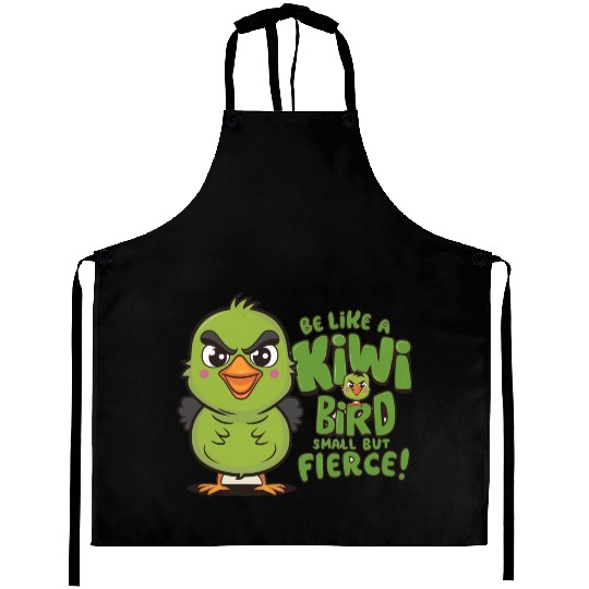 Be Like a kiwi BIrd Small But Fierce1 Aprons