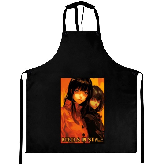 Rebels in Style: Anime Girls Aprons