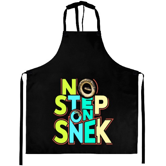 No Step On Snek Aprons