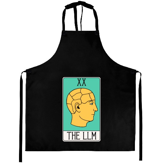 LLM Tarot Card - LLMs - Large Language Model - AI Aprons