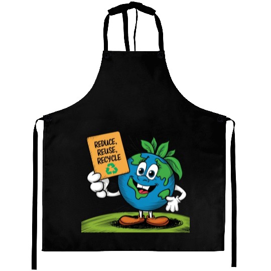 Reduce, Reuse, Recycle Earth day - April 22 Aprons
