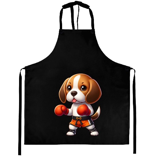 Muay Thai Beagle Aprons