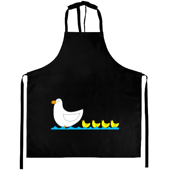Duck with ducklings Aprons