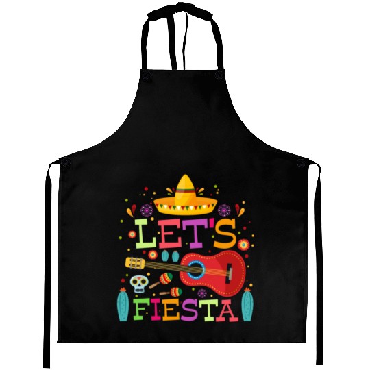 Lets Fiesta Cinco De Mayo Mexican Celebration 2024 Aprons